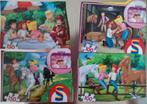 4 Bibi en Tina legpuzzels in mooie koffer, 4 tot 6 jaar, Gebruikt, Meer dan 50 stukjes, Ophalen of Verzenden