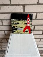 Kuifje Herge mannen op de maan, Verzamelen, Ophalen of Verzenden, Zo goed als nieuw, Reclamebord