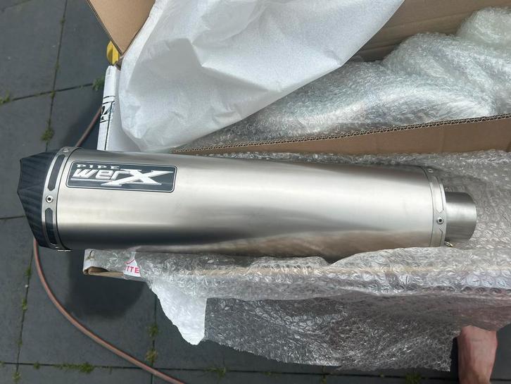 Ducati Panigale V4 V4S Pipe Werx titanium uitlaat twv €1700, Motoren, Onderdelen | Ducati, Nieuw, Ophalen of Verzenden