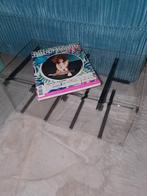 Plexiglas lectuurbak/houtblokhouder/tafeltje design, Ophalen, Zo goed als nieuw