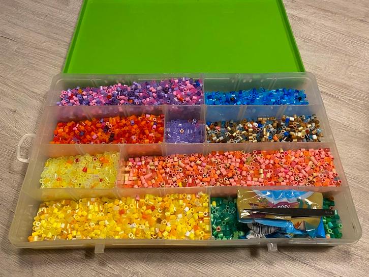 Uitgebreide Strijkkralenset - Hama, Hobby en Vrije tijd, Knutselen, Gebruikt, Materiaal, Ophalen of Verzenden