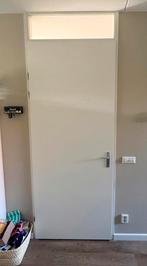 Binnendeur opdek links wit 231,5 x 93, Ophalen, Kunststof, Gebruikt, 80 tot 100 cm