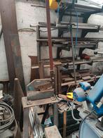 Hefboom plaatschaar met bok uit Smederij., Ophalen, Gebruikt, IJzer