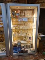 Professionele verlichte vitrinekast | Aluminium & glas, Ophalen, 100 tot 150 cm, 200 cm of meer, Glas