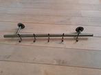 Metalen kapstok 5 haken/ perfecte staat/€25,00, Wandkapstok, Ophalen of Verzenden, Zo goed als nieuw, Minder dan 100 cm
