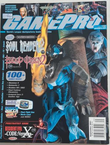 

GamePro Magazine – Issue 156 (September 2001) beschikbaar voor biedingen
