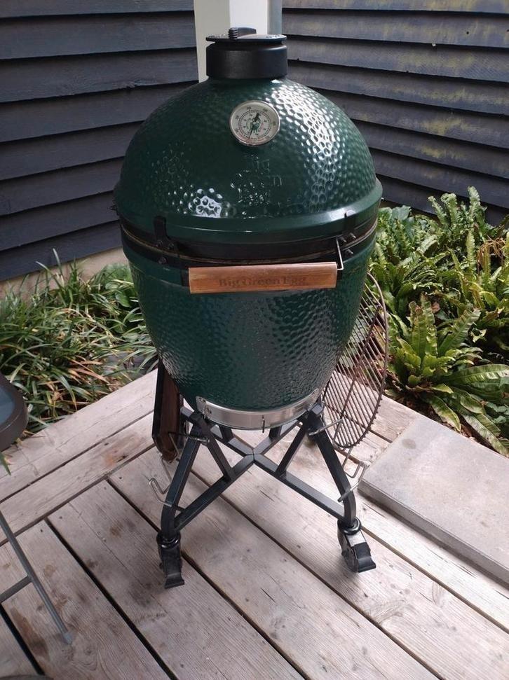 IntEGGratednest + Handler (BGE large), Tuin en Terras, Houtskoolbarbecues, Gebruikt, Ophalen of Verzenden