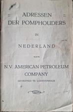 boekje Adressen voor pomphouders benzinepomp, Ophalen of Verzenden, Gelezen