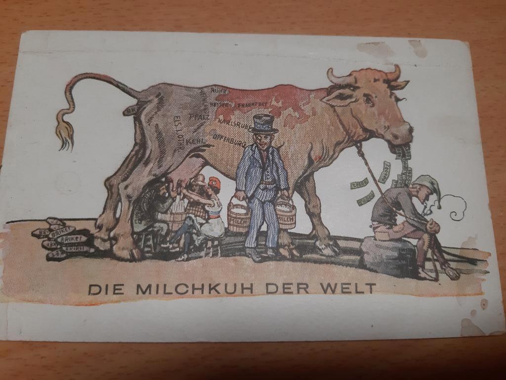 Satirische postkaart (Duitsland Weimarrepubliek), Ophalen of Verzenden, Landmacht, Duitsland, Foto of Poster