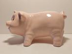 Groot staand spaarvarken, Ophalen of Verzenden, Gebruikt, Steen, Aardewerk of Keramiek, Dier