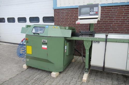 Onderliggende afkortzaag, zaagblad 550 mm incl 15 meter roll, Doe-het-zelf en Verbouw, Gereedschap | Zaagmachines, Gebruikt, Afkortzaag