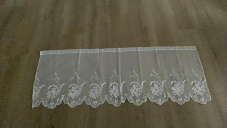 Retro Vintage zgan Fijn Gebloemd Vitrage Gordijn orig ja 70, Huis en Inrichting, Stoffering | Gordijnen en Lamellen, Zo goed als nieuw