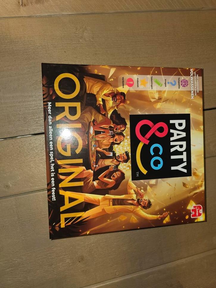 Party & Co Original gezelschapsspel, Hobby en Vrije tijd, Gezelschapsspellen | Bordspellen, Zo goed als nieuw, Drie of vier spelers
