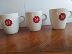 3 koffie kopjes Douwe Egberts, als nieuw, Ophalen of Verzenden, Zo goed als nieuw, Overige stijlen, Kop(pen) en/of Schotel(s)