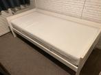 Kinderbed 90x200 met matras en elektrische lattenbodem, Ophalen, 90 cm, Eenpersoons, Wit