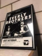 Everly Brothers ingelijste vintage concert poster Ahoy, Verzamelen, Ophalen, Gebruikt, Ducoso, Ducoso