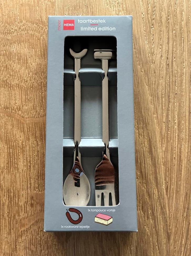 HEMA Taartbestek Limited Edition, Huis en Inrichting, Keuken | Bestek, Nieuw, Bestekset, Rvs of Chroom, Vaatwasserbestendig, Ophalen of Verzenden