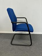 Vergaderstoelen Uni Sitland blauw (jong gebruikt!) circa 60, Gebruikt, Blauw, Ophalen of Verzenden, Metaal