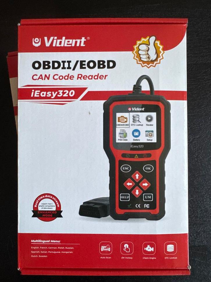Vident iEasy320 OBD2 Uitleesapparaat - Nieuw, Auto diversen, Autogereedschap, Nieuw, Ophalen of Verzenden