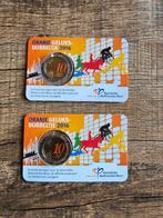 Coincard oranje geluksdubbeltje 2016 2 stuks, Postzegels en Munten, Munten | Nederland, Ophalen of Verzenden