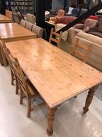 Grenen eetkamerset eettafel met 4 stoelen, Ophalen