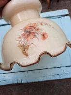 Oude brocante antieke opaline lampenkappen, 3 stuks., Antiek en Kunst, Antiek | Lampen, Ophalen of Verzenden