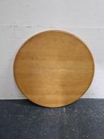 Massief beuken tafelblad rond, Ophalen, Gebruikt, Rond, Vijf personen of meer