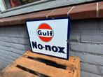 Gulf emaille reclamebord, Verzamelen, Merken en Reclamevoorwerpen, Reclamebord, Gebruikt, ., Ophalen of Verzenden