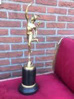 prachtige bronzen Mercurius/ Hermes, topbeeld! 49 cm, Antiek en Kunst, Ophalen of Verzenden, Brons