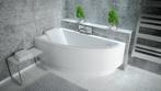 HOEKBAD 150x70 cm asymmetrisch incl poten, Ophalen, Nieuw