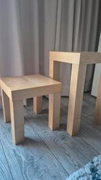 IKEA bijzettafeltjes, houtlook, Ophalen, Hout