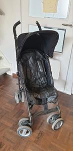 Maclaren zwarte leren buggy, Ophalen of Verzenden, Gebruikt, Maclaren, Verstelbare rugleuning