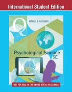 Psychological Science, Ophalen of Verzenden, Zo goed als nieuw, Overige onderwerpen, Micheal S. Gazzaniga