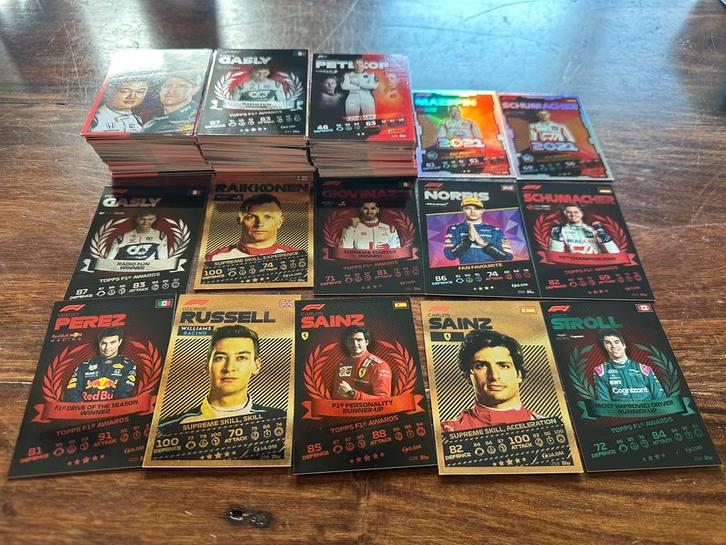 Formule 1 / F1 Topps Turbo Attax 2021 kaarten  245 stuks, Verzamelen, Automerken, Motoren en Formule 1, Formule 1, Ophalen of Verzenden