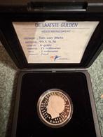 Laatste gulden in RIjksmunt doosje FDC, Postzegels en Munten, Munten | Nederland, Ophalen of Verzenden, Koningin Beatrix, 1 gulden