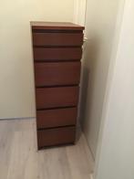 IKEA Malm ladekast met spiegel € 50,-, Ophalen, Minder dan 50 cm, Gebruikt, 5 laden of meer