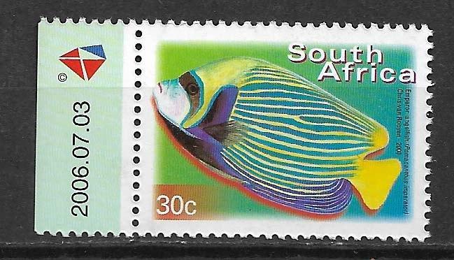 Zuid Afrika 2006 Keizersvis reprint 3 juli postfris, Postzegels en Munten, Postzegels | Afrika, Postfris, Zuid-Afrika, Verzenden