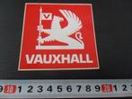 sticker auto logo VAUXHALL opel in gb, Verzamelen, Ophalen, Zo goed als nieuw, Bedrijf of Vereniging