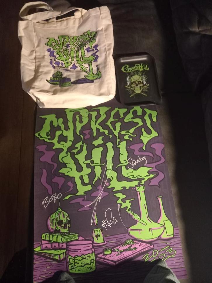 Cypress Hill Poster, Tas & Trey - Gesigneerd!, Cd's en Dvd's, Vinyl | Hiphop en Rap, Ophalen of Verzenden
