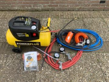 PowerPlus Compressor POWX1730 - 24 litermpressor beschikbaar voor biedingen