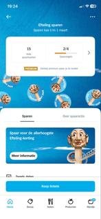 Efteling zegels van AH, Tickets en Kaartjes, Recreatie | Pretparken en Attractieparken, Drie personen of meer, Kortingskaart