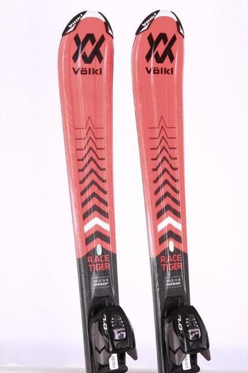 130 kinder ski's VOLKL RACETIGER, power shell cap, grip walk beschikbaar voor biedingen