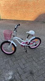 Kinderfiets roze wit 14 inch, Fietsen en Brommers, Fietsen | Kinderfietsjes, Ophalen, Gebruikt, Minder dan 16 inch
