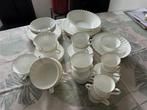 Servies porselein wit, Ophalen, Zo goed als nieuw, Effen, Porselein