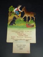 Vintage reclame kalender 1957, Diversen, Ophalen of Verzenden, Zo goed als nieuw