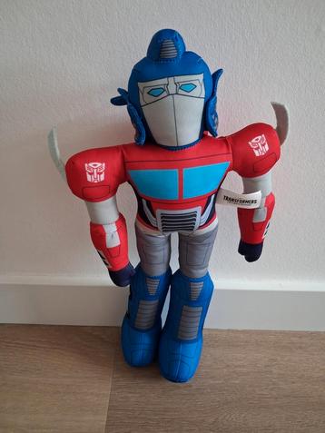 Knuffel Transformers Earthspark rood blauw 42 cm K9999 beschikbaar voor biedingen
