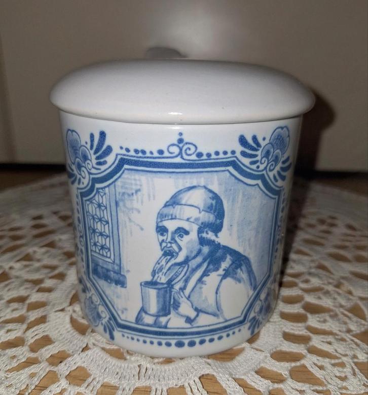 De Swaen - Sputumpot met deksel, Antiek en Kunst, Antiek | Keramiek en Aardewerk, Ophalen of Verzenden