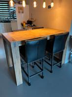 Bartafel met gratis 4 stoelen., Ophalen, Zo goed als nieuw
