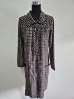 J611 - Groene travelstof Jane Lushka jurk maat L (1), Kleding | Dames, Maat 38/40 (M), Ophalen of Verzenden, Zo goed als nieuw