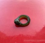 Zeldzame Romeinse Ring van Groen Glas – 2e-4e Eeuw n.Chr., Antiek en Kunst, Ophalen of Verzenden